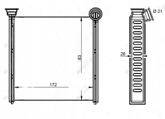 Купить Отопитель 54342 nrf audi a3
