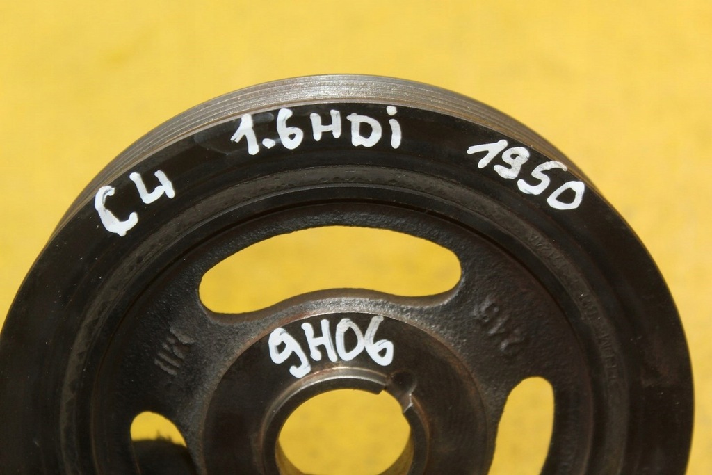 фото №8, Шкив 9654961080k citroen c4 berlingo 1.6hdi