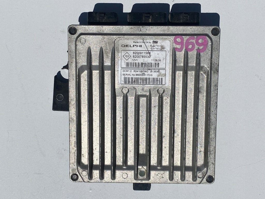 фото №1, Блок управления двигателя delphi 8200911568