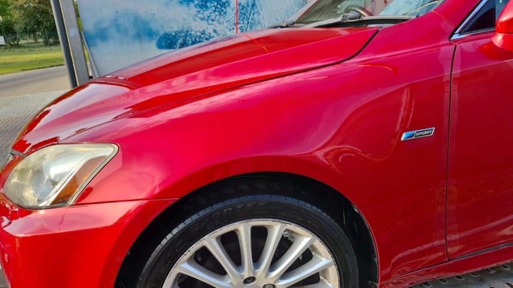 фото №1, Крыло левый перед lexus is200 2011 rok bordo лак 3r1