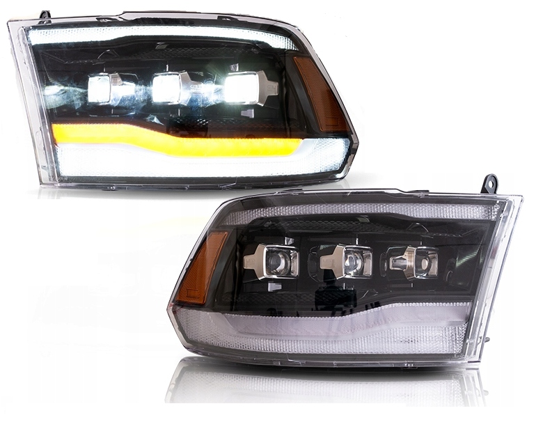 фото №1, Лампа led ліва+ права kpl black dodge ram 2009-2018