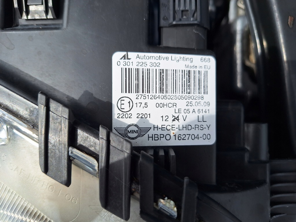 фото №14, Mini one cooper r56 r55 clubman бампер перед капот лампа крыло a93 06-10