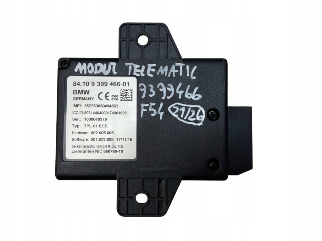 Купить Mini оригинальный номер 9399466 clubman f54 модуль блок управления telematic