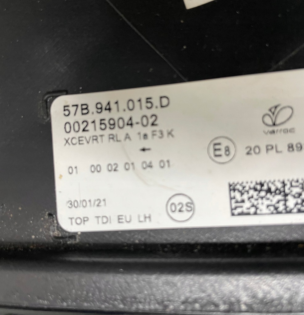 фото №9, Skoda оригинальный номер 57b941015d