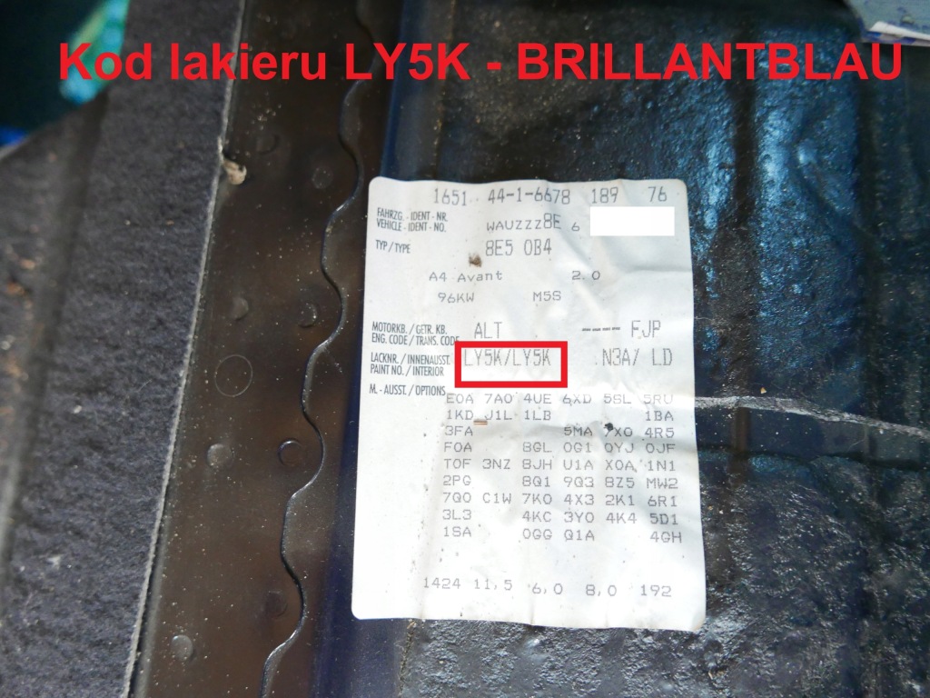 фото №12, Бампер задняя задний ly5k audi a4 b6 kombi avant 00-