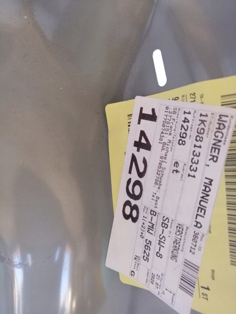 фото №3, Vw golf v панель фары pas задняя 1k9813331