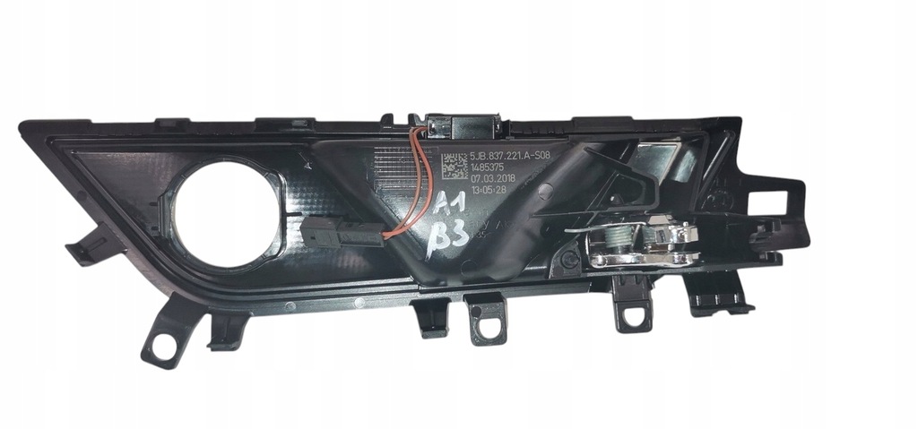 фото №3, Skoda rapid 2012- ручка двері wewnętrzych ліва