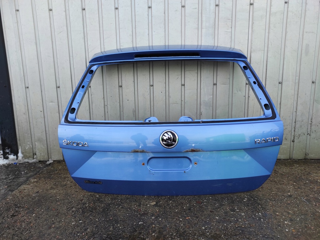 фото №3, Skoda rapid spaceback 13- кришка багажника багажника задня