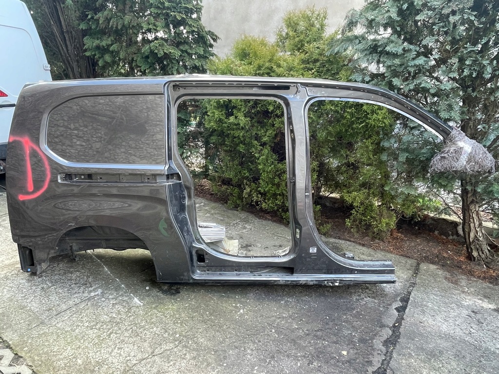 фото №6, Крыло правый четверть порог блок двигателя partner iv berlingo iv long