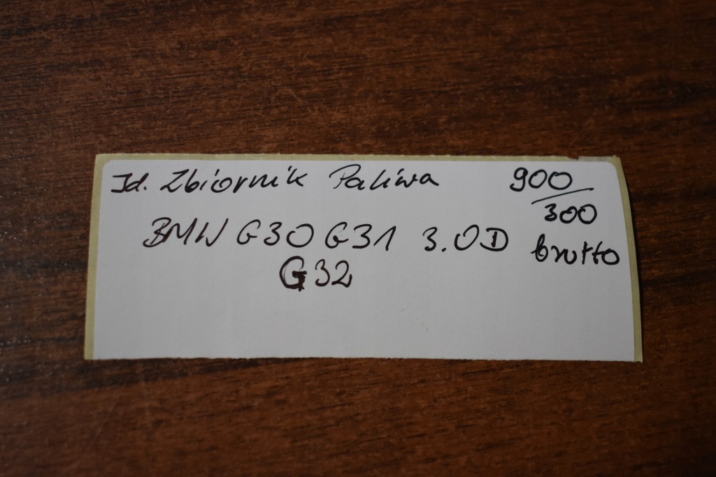 Idealny бак топлива комплект . bmw g30 g31 g32 3,0d 2.0d1 с Разборки