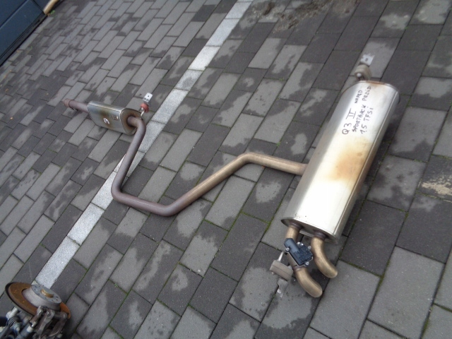 фото №1, Гаситель выхлоп audi q3 ii sportback 1.5 tfsi