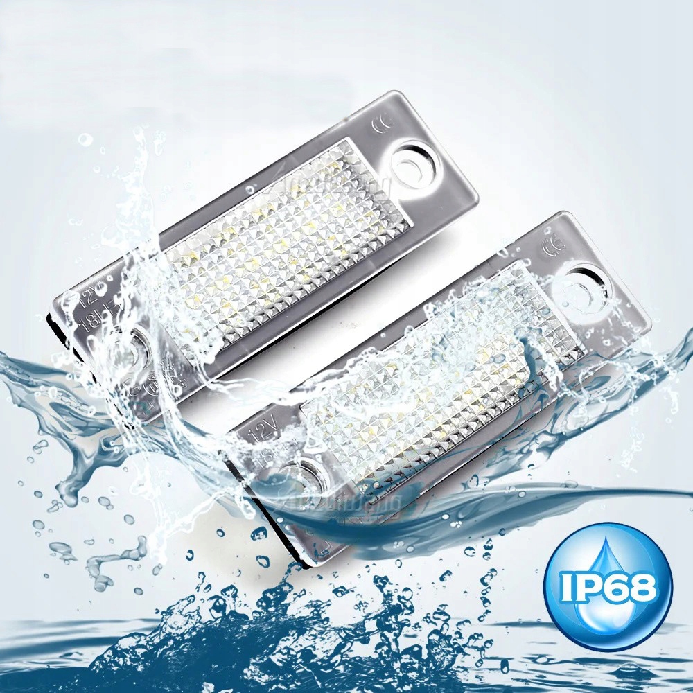 фото №10, Vw подсветка led номерного знака регистрационный passat b5 b6 touran jetta t5