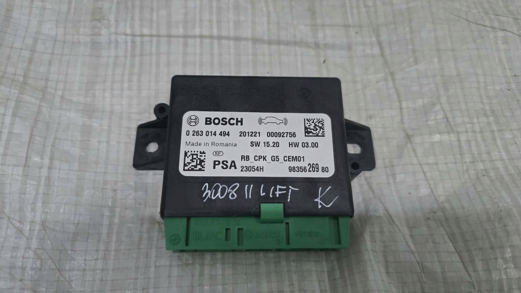 Купить Модуль pdc peugeot 3008 ii lift 9835626980