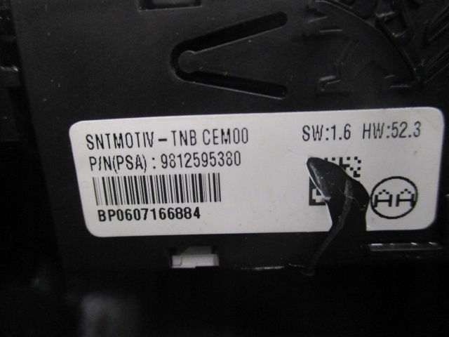 фото №12, Peugeot 5008 ii освітлення лампа стельовий