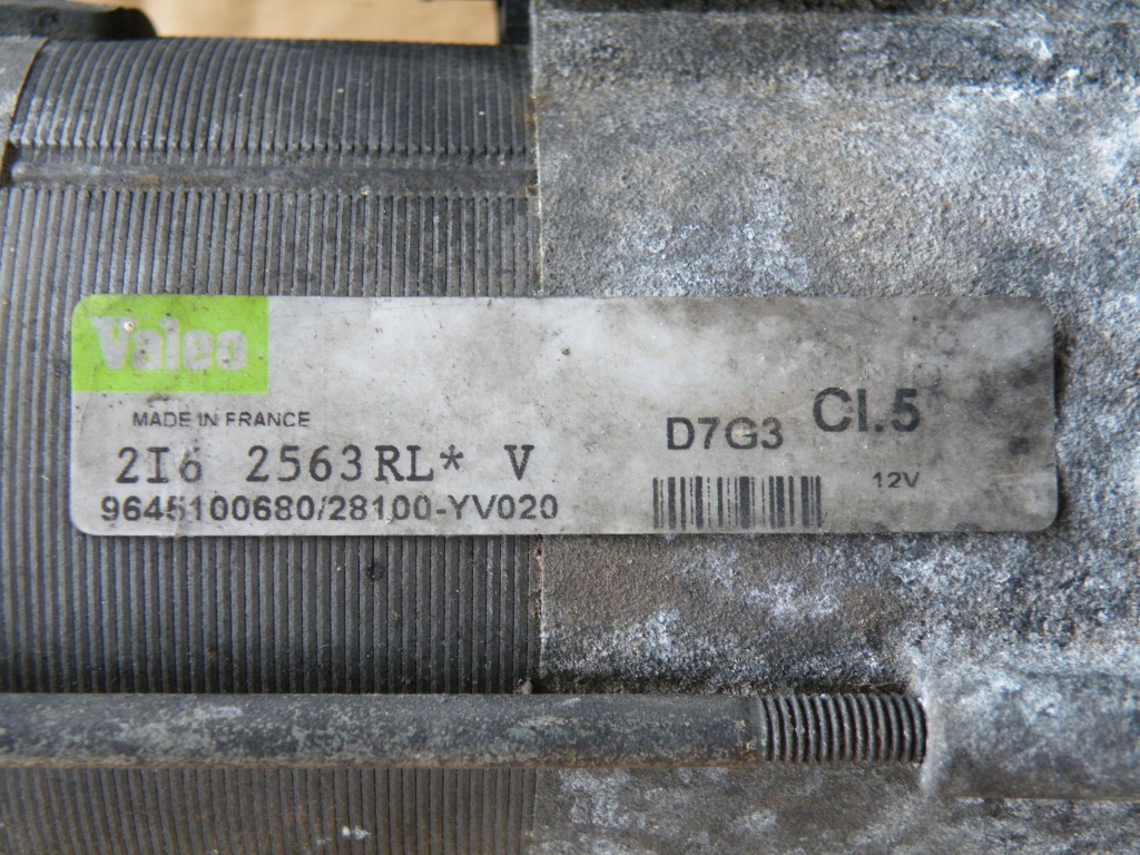 Peugeot 307 407 1.6 hdi стартер 9645100680 valeo Оригінал