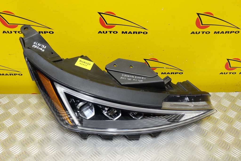 фото №5, Hyundai elantra 2019 20 фара лампа led r usa