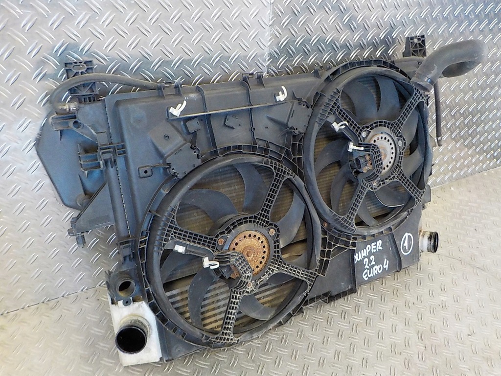 фото №4, Ducato jumper boxer 06-14 2.2 радіатор комплект