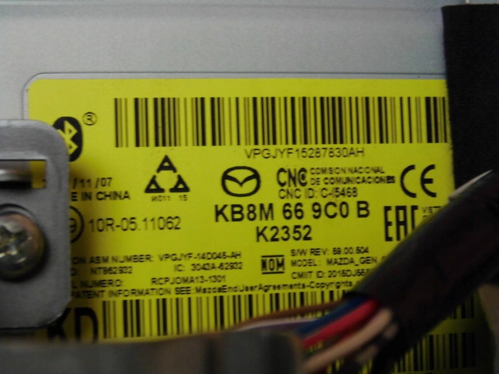 фото №8, Mazda cx5 ii kf навигация kb8m 66 9c0 b