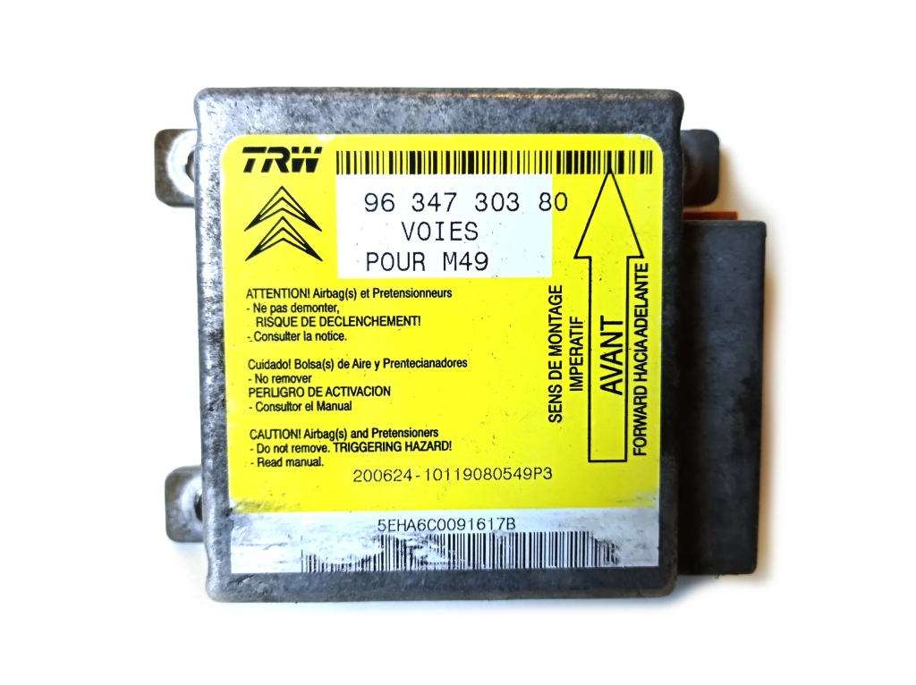 фото №1, Модуль датчик подушка безопасности citroen berlingo 9634730380