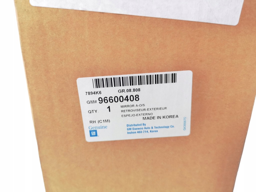 фото №5, Дзеркало праве chevrolet spark 05-10 оригінал aso