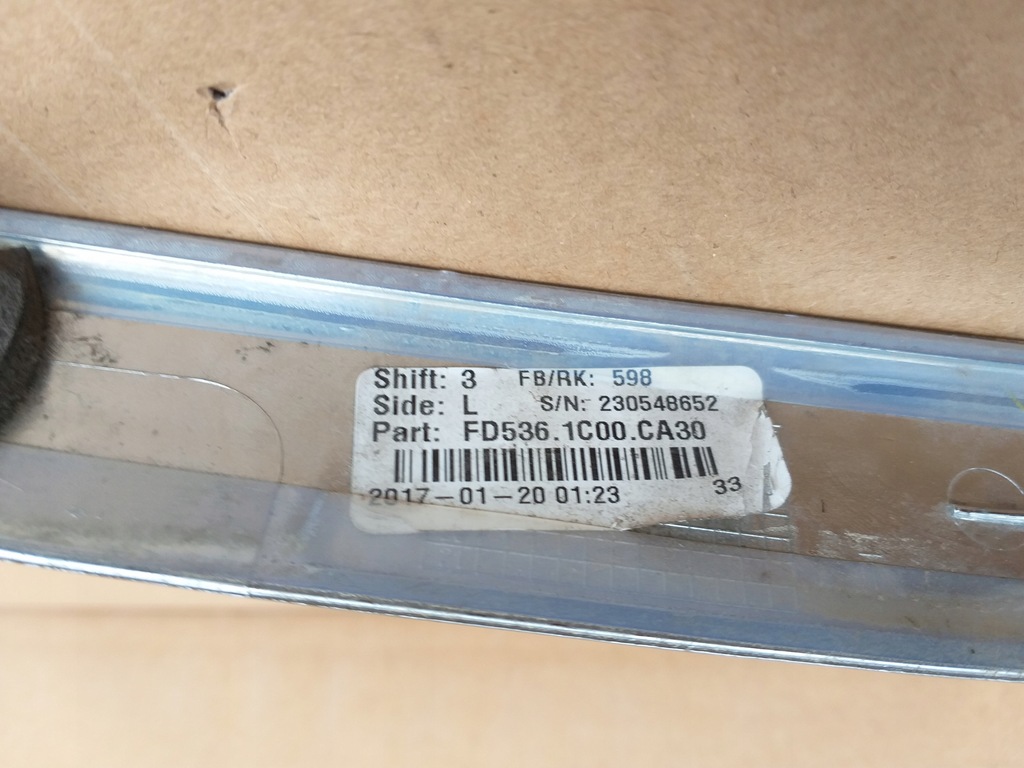 фото №10, Ford fusion 2017 / 2019 молдинг крышки