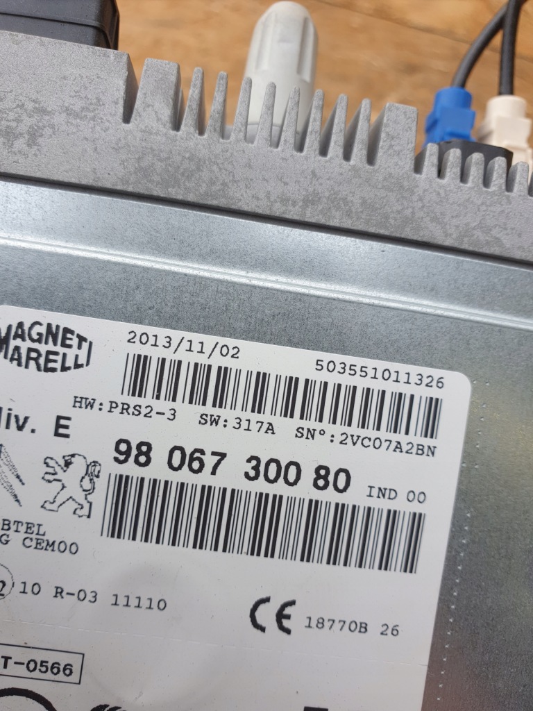 фото №10, Peugeot 208 i навигация дисплей экран считыватель 9805301780 9806730080