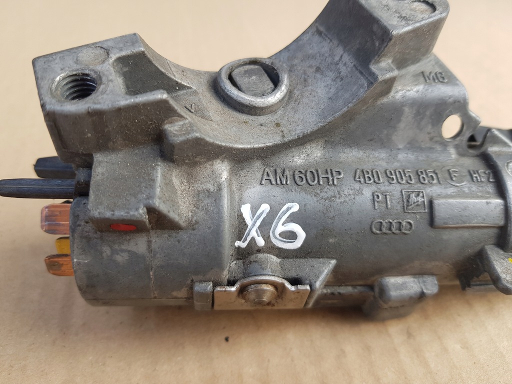 фото №15, Замок зажигания + ключ audi a4 b6 / a6 c5 / a3 8l / tt 8n 4b0905851f sprawdzona