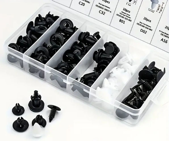 Кліпси штифти кліпси автомобільні до автомобіля оббивка автомобільний розпірні Зі Шроту