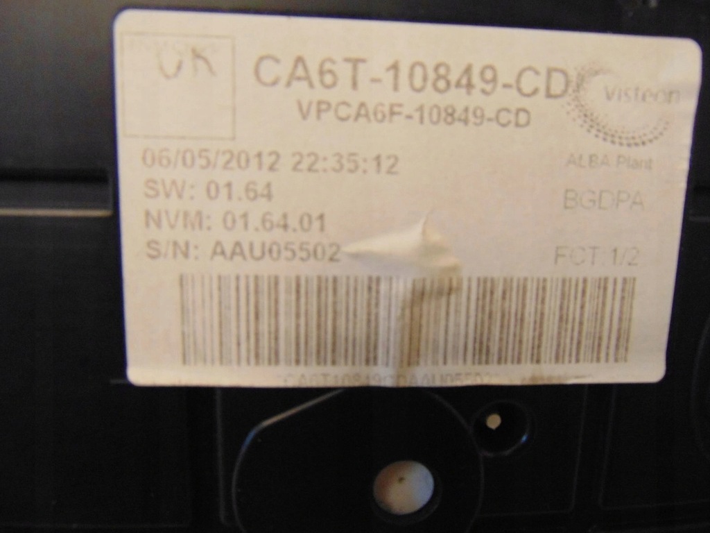 фото №5, Лічильник приладова панель ford fiesta mk7 1.6 cdti europa