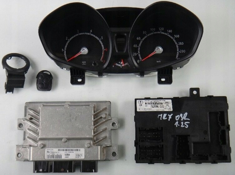 фото №1, Ford fiesta mk7 1.25 набір do запуск блок керування