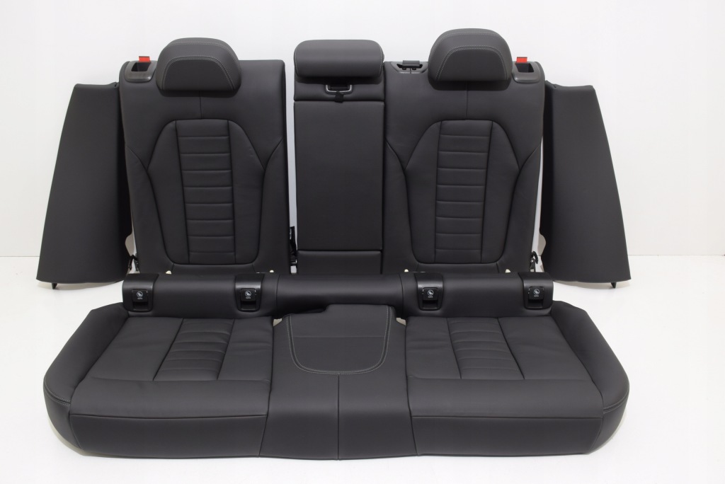 фото №9, Bmw x4 g02 lci оббивка сидіння заднє сидіння шкіра czarna вентиляція обігрів