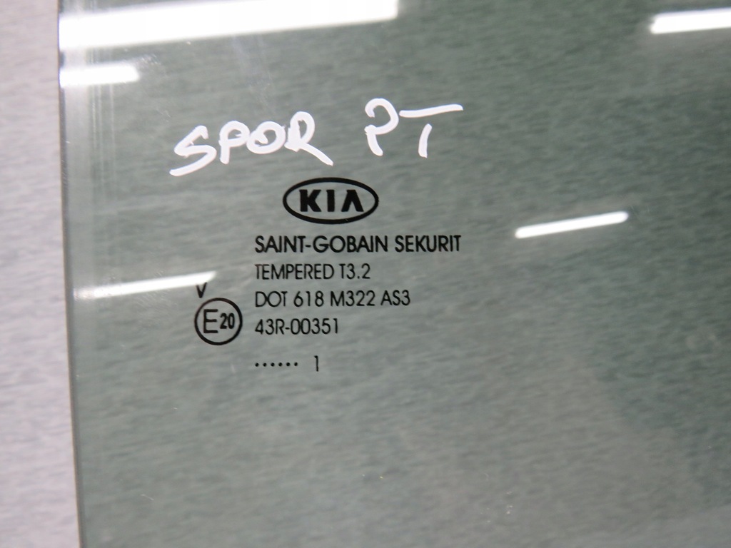 фото №10, Kia sportage iii стекло дверь задняя задняя 2011