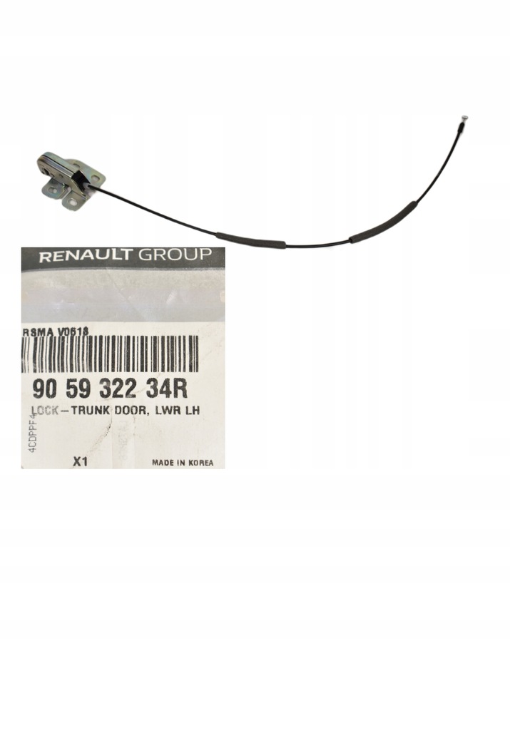 фото №1, Замок крышки левый задняя koleos 905932234r