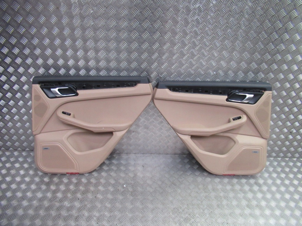 фото №6, Porsche macan 95b обивка сиденья обшивки салон заднее сиденье кожа mojavebeige