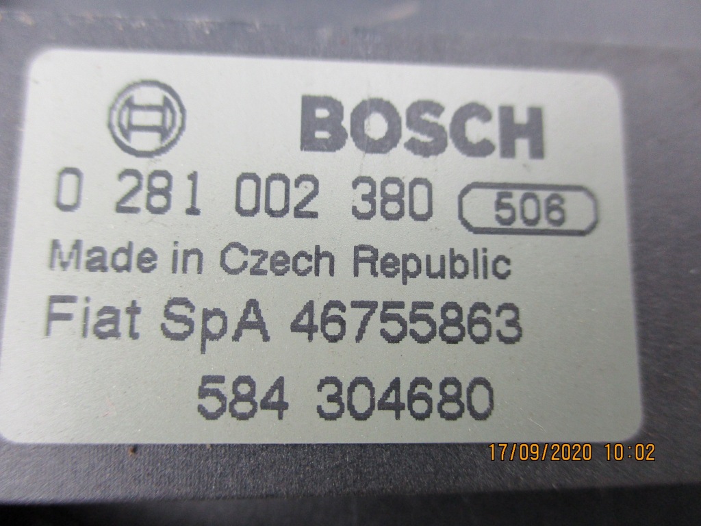 фото №3, Alfa romeo 147 педаль потенціометр газу 0281002380