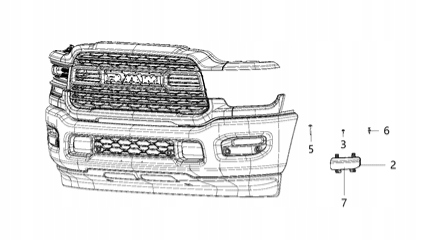 фото №10, Лампа протитуманна фара led лівий dodge ram 1500 68273291ab