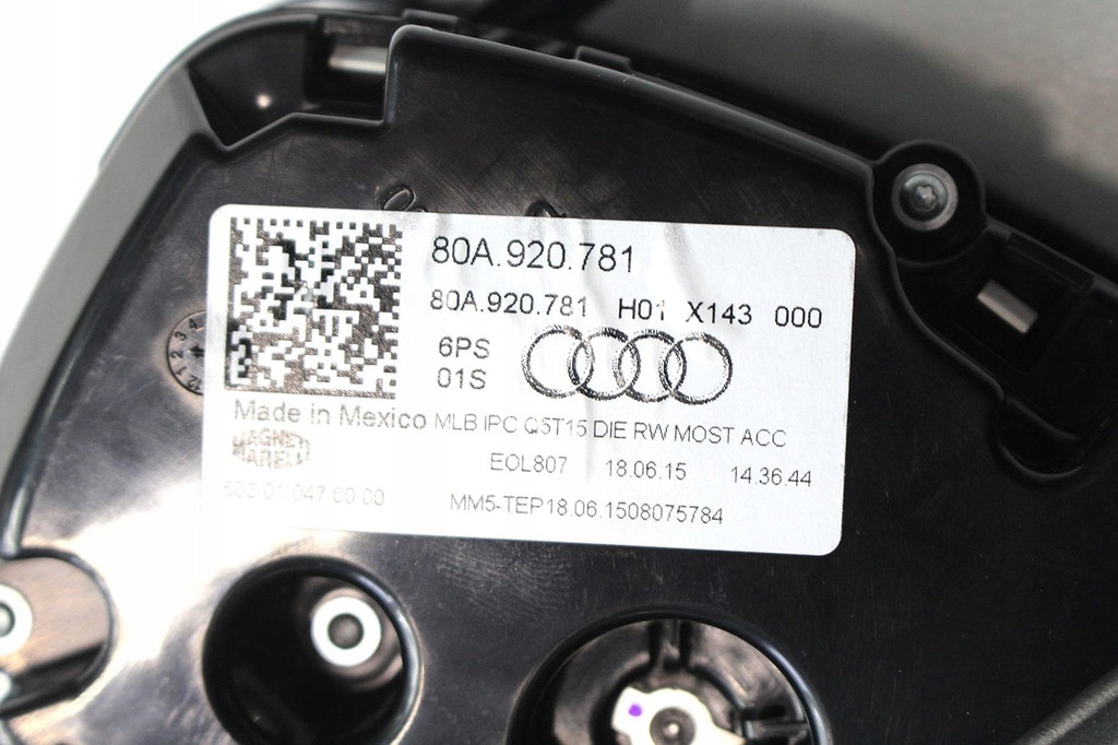 фото №6, Audi q5 приборы приборы дизель 80a920781 80a 920 781 приборная панель счетчик дисплей