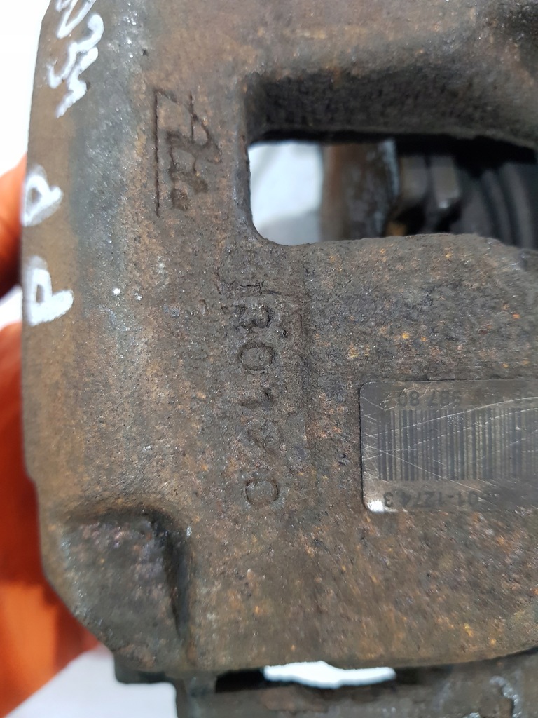 фото №9, Суппорт тормозной правый перед 9830798780 opel combo e berlingo iv 21r 1.5d