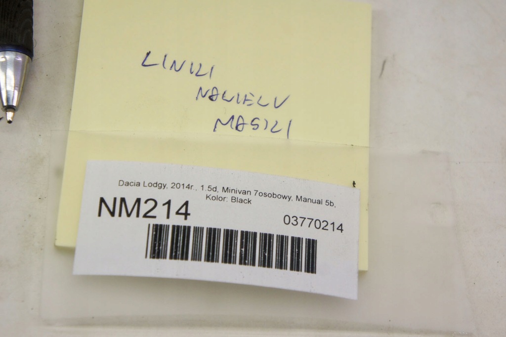 фото №6, Nm214 dacia lodgy трос тяга капот