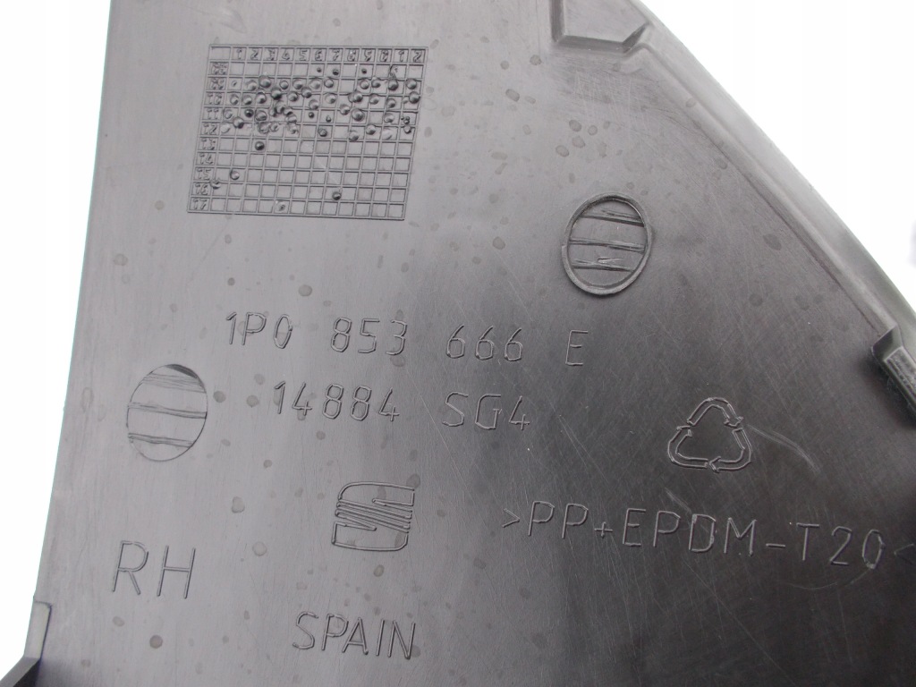 фото №14, Противотуманная фара левый правый решётка решётки seat leon ii lift 2009-2013r 1p0853666e