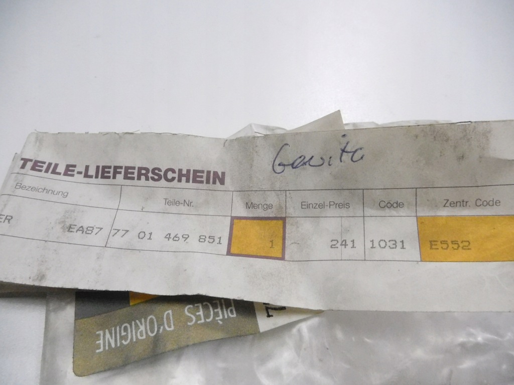 фото №7, Колодка, соединитель renault twingo i оригинальный номер 7701469851