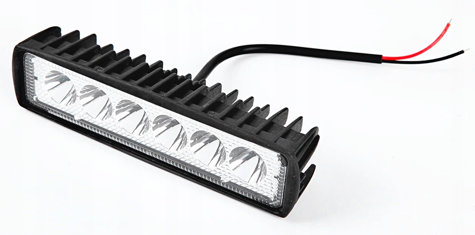 фото №12, Лампа рабочая противотуманная фара led do тягач панель 6 led x3w 18w 12v 24v ip67 e9