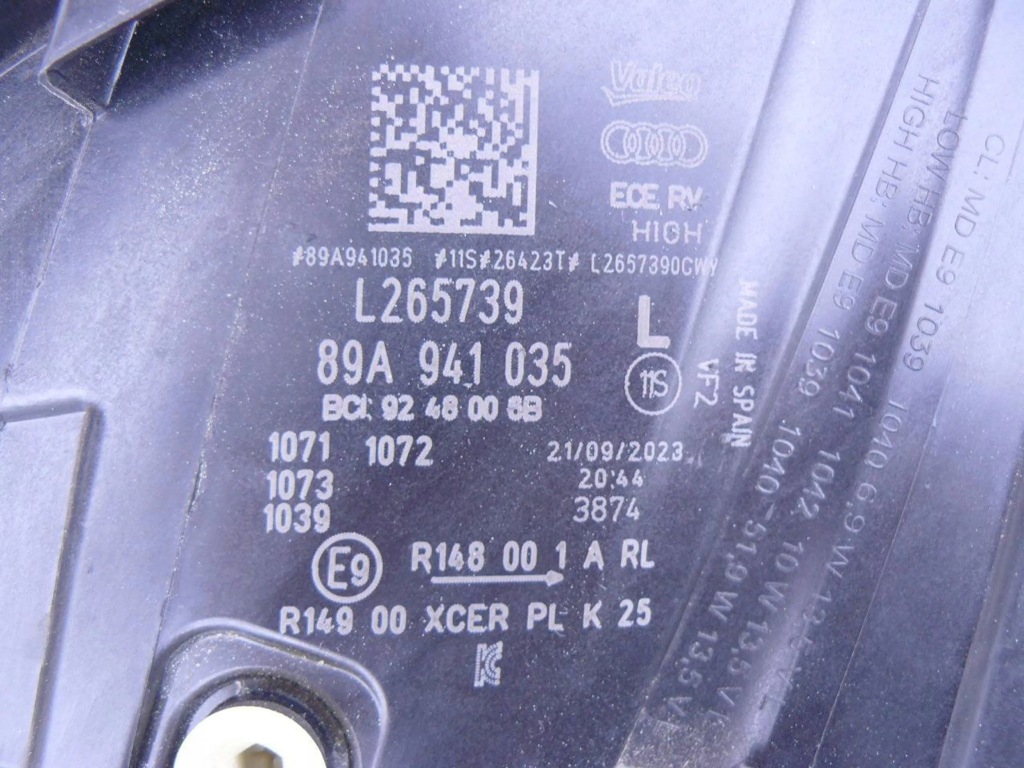 фото №14, Audi q4 e-tron лампа передняя левая matrix full led