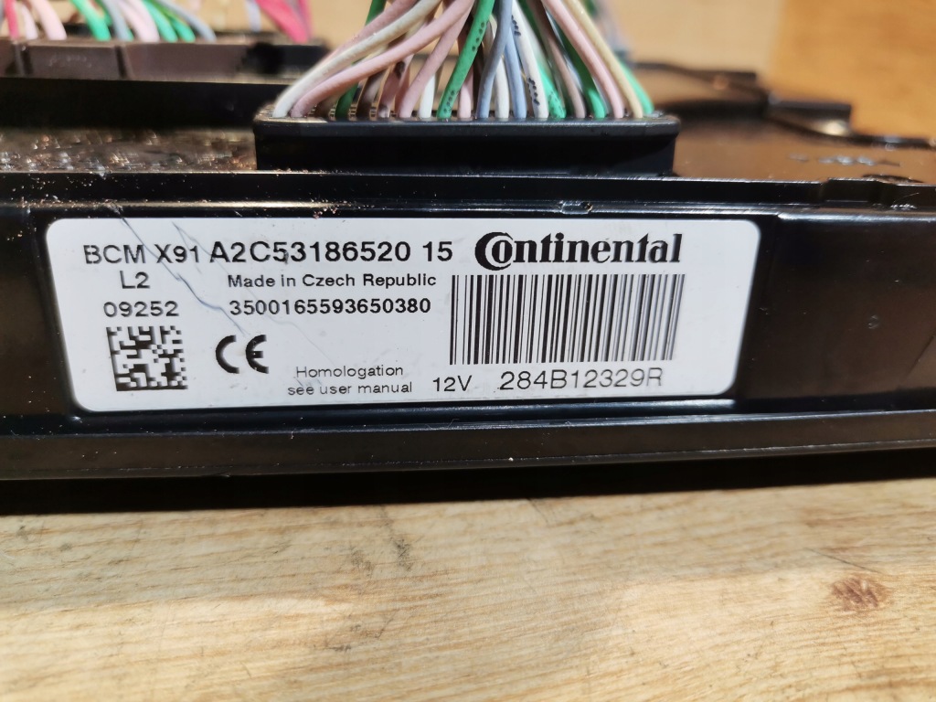 фото №3, Модуль коробка bcm renault laguna iii 284b12329r