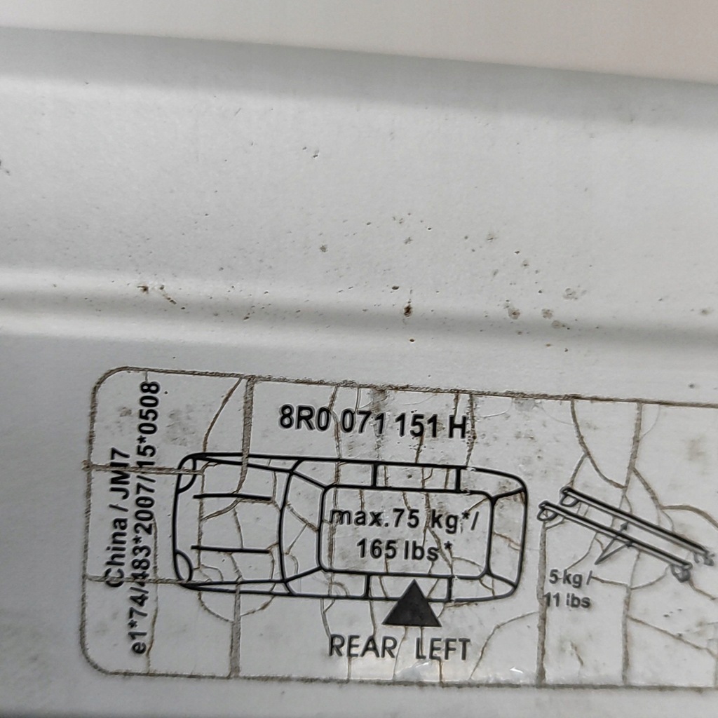 фото №6, Audi q5 sq5 2015 рейлинги кровельные