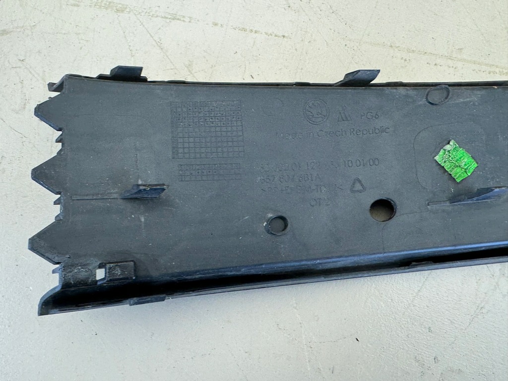 фото №6, Skoda scala 19r- решітка бампера ліва лівий перед передня