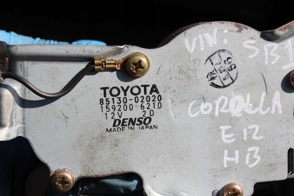 фото №9, Моторчик двірники задній двірник corolla e12 hb 85130-02020