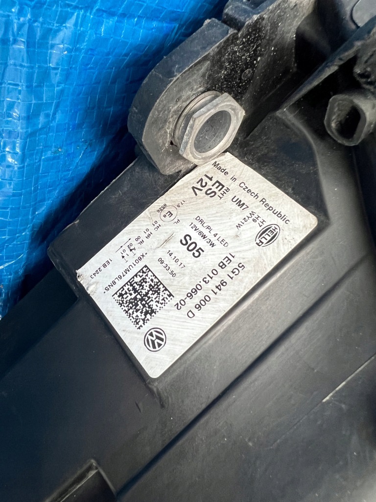 фото №6, Vw golf vii 7 права лампа + led