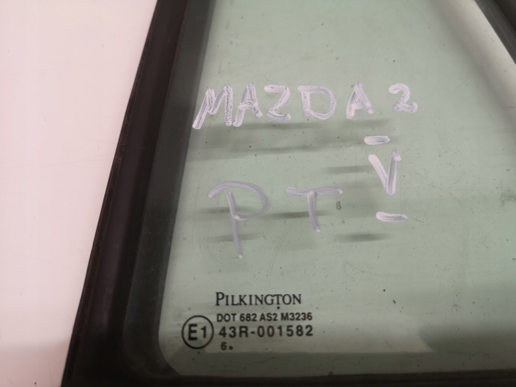 фото №9, Mazda 2 ii 02-07 скло з двері правий задня