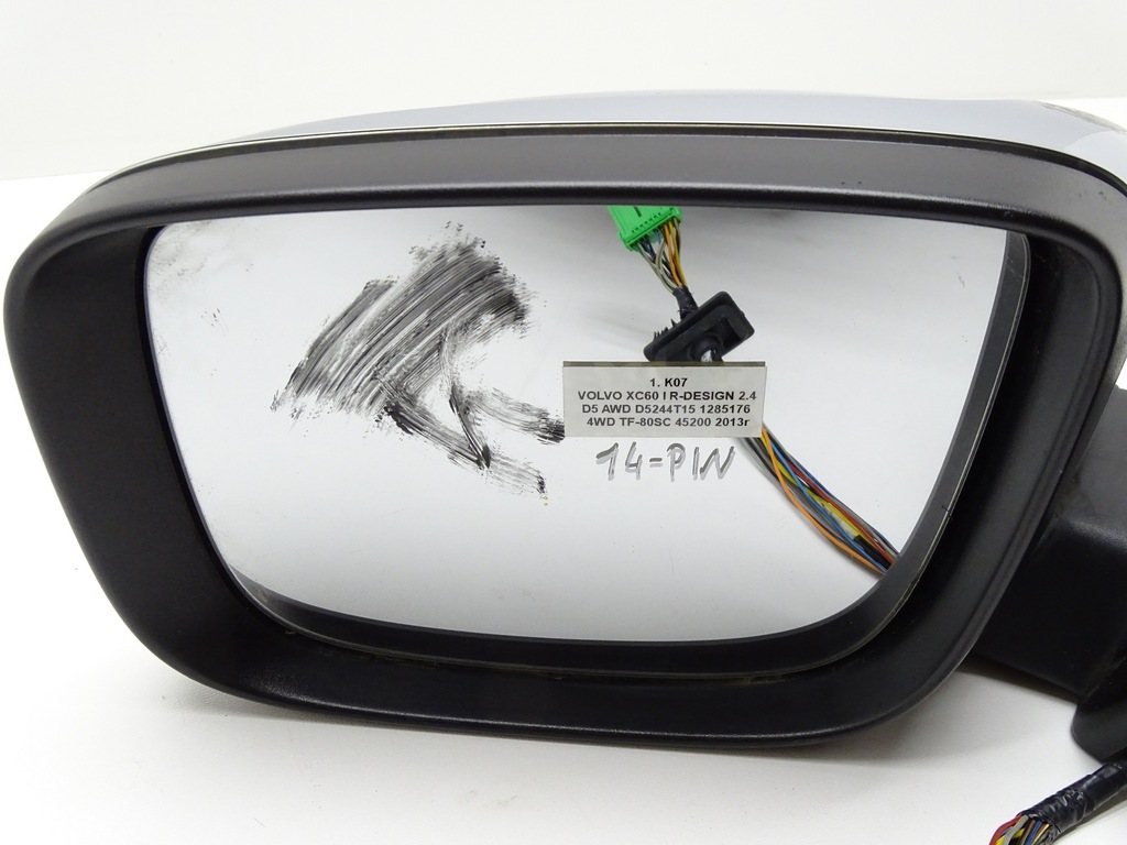 фото №10, Дзеркало ліва зовнішнє 14 pin volvo xc60 i r-design rdesign